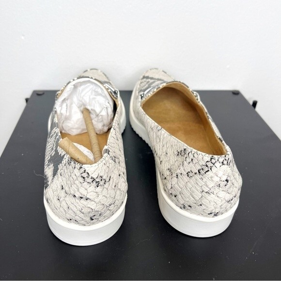 Naturalizer Monochrome Snake Print Loafers - Picture 7 of 7